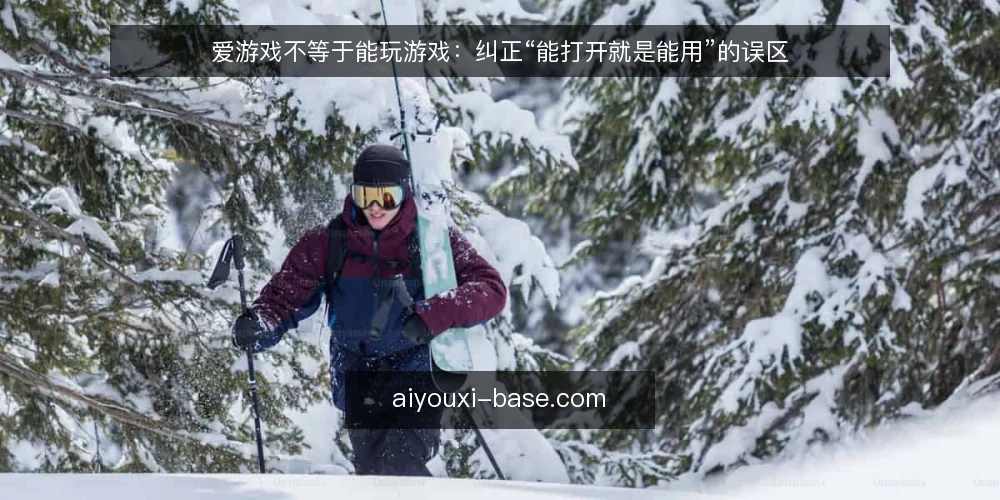 爱游戏不等于能玩游戏：纠正“能打开就是能用”的误区 — 先定标准：能玩与好玩的判断依据 配图
